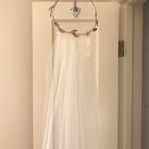 BHLDN Evie Halo and Veil